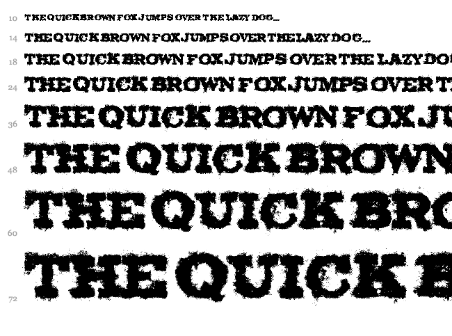 Ol' Cowboy font waterfall